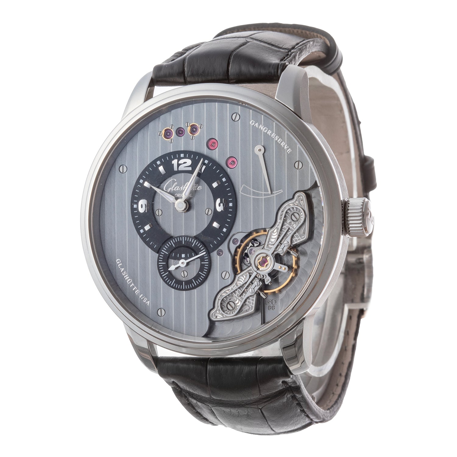 Glashutte Original - PanoInverse 42mm Steel (1 - 66 - 06 - 04 - 22 - 62)