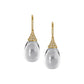 Goshwara - Rock Crystal Diamond Drop Earrings