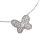 Graff - Pavé Diamond Butterfly Pendant Necklace