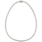 Greenleaf & Crosby - 18k White Gold Round Brilliant Diamond Line Necklace (17tcw)