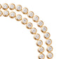 Greenleaf & Crosby - 18k Yellow Gold Bezel - Set Diamond Line Necklace (17.5tcw)