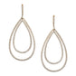 Greenleaf & Crosby - 18k Yellow Gold Diamond Double Teardrop Earrings