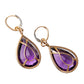 Greenleaf & Crosby - Amethyst DIamond Drop Earrings