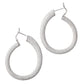 Greenleaf & Crosby - Large Pavé Diamond Oval Hoop Earrings (17tcw)