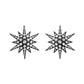 Greenleaf & Crosby - Rose - Cut Diamond Star Stud Earrings