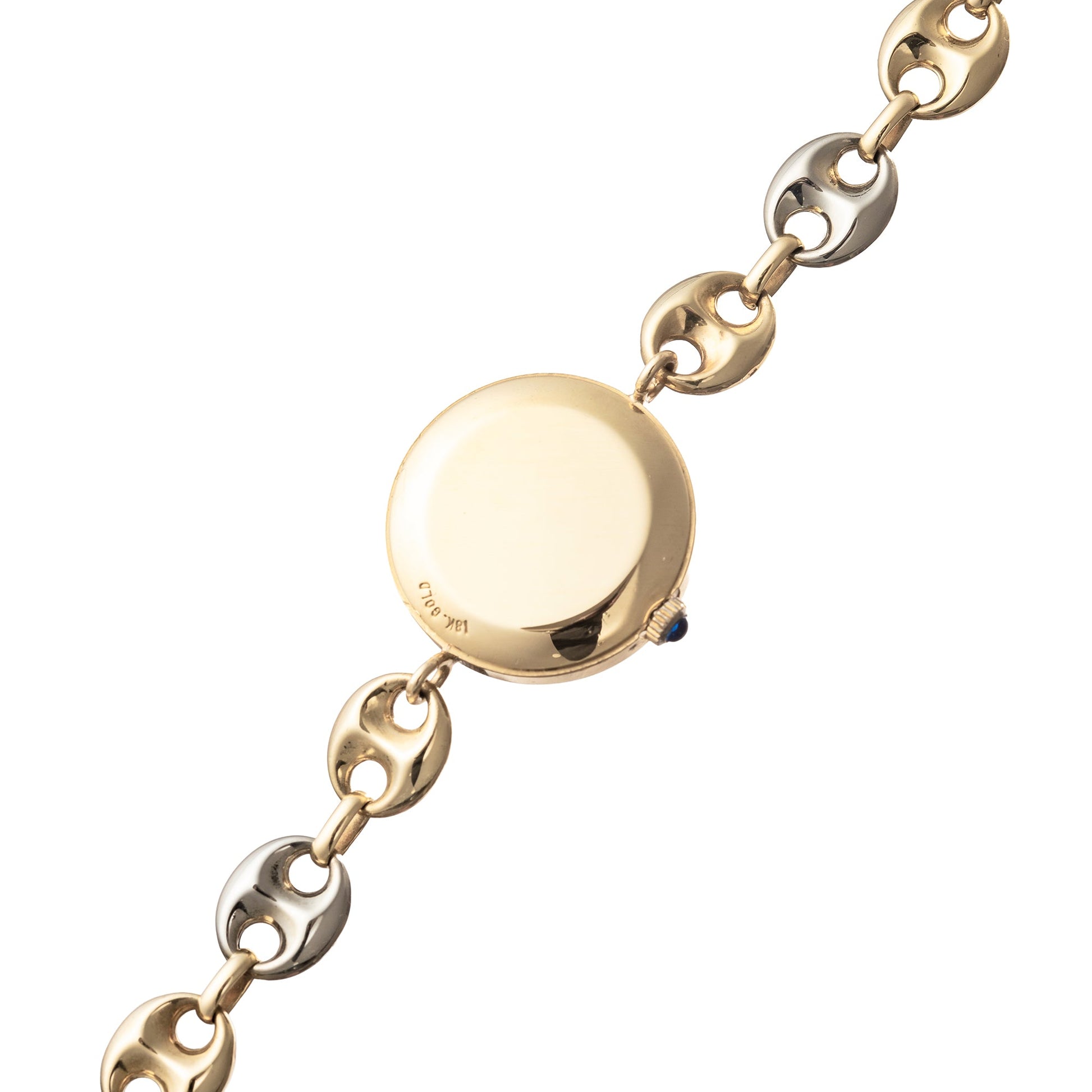 Gucci - Vintage 18k Yellow & White Gold Link Bracelet Watch