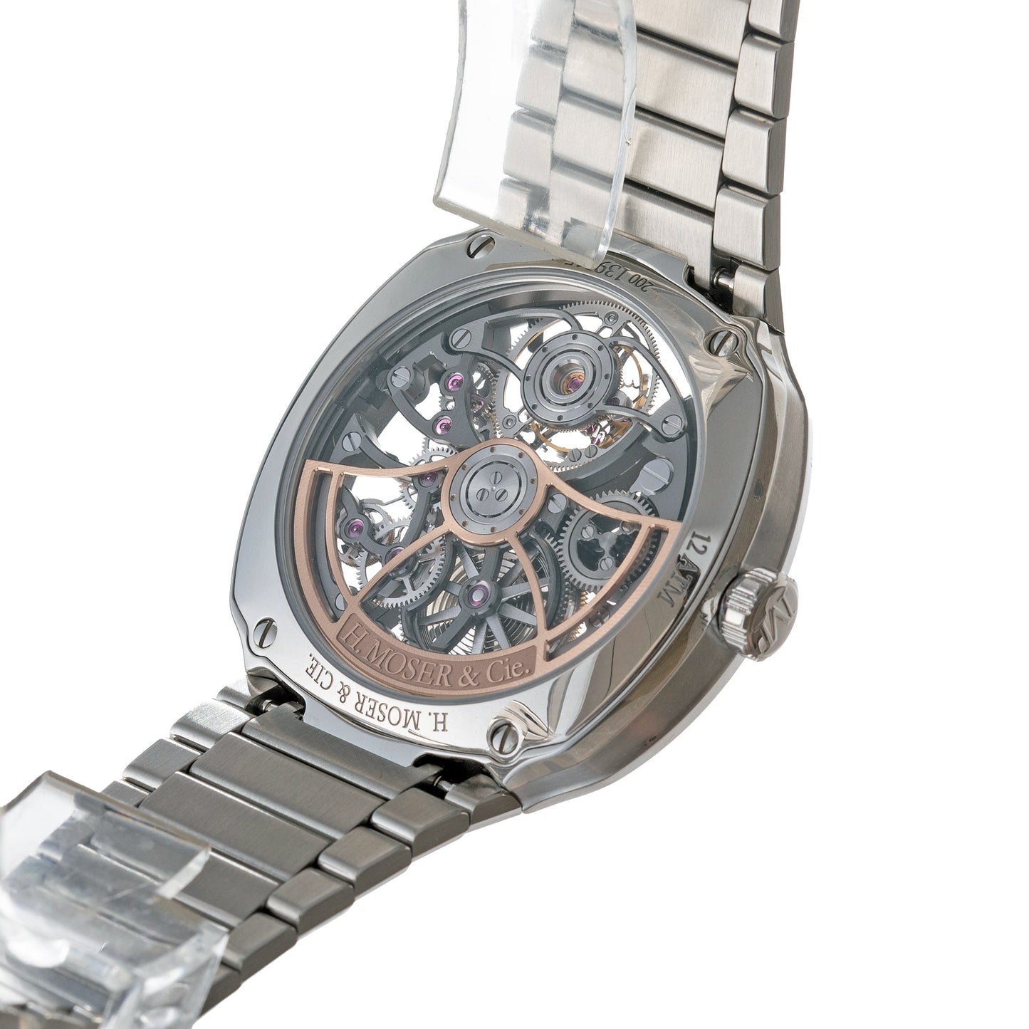 H. Moser & Cie - Streamliner Tourbillon Skeleton Steel (6814 - 1200)