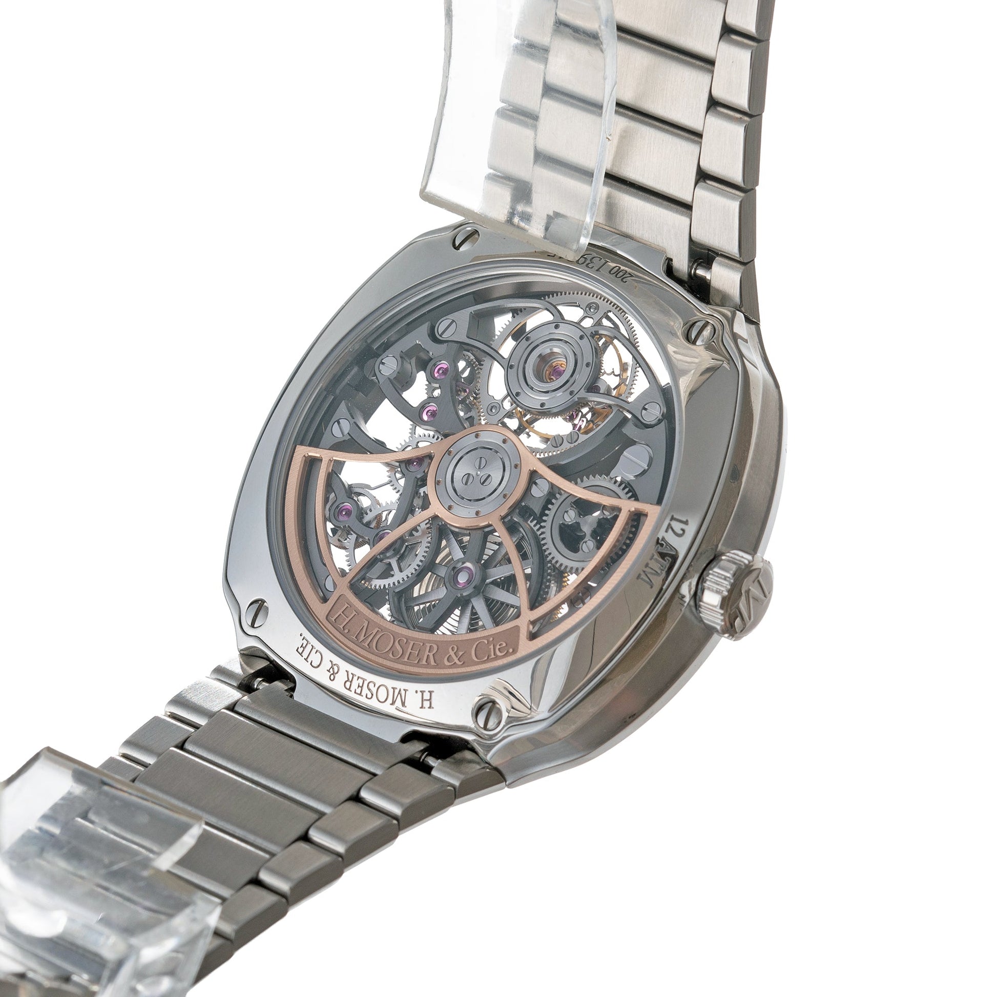 H. Moser & Cie - Streamliner Tourbillon Skeleton Steel (6814 - 1200)
