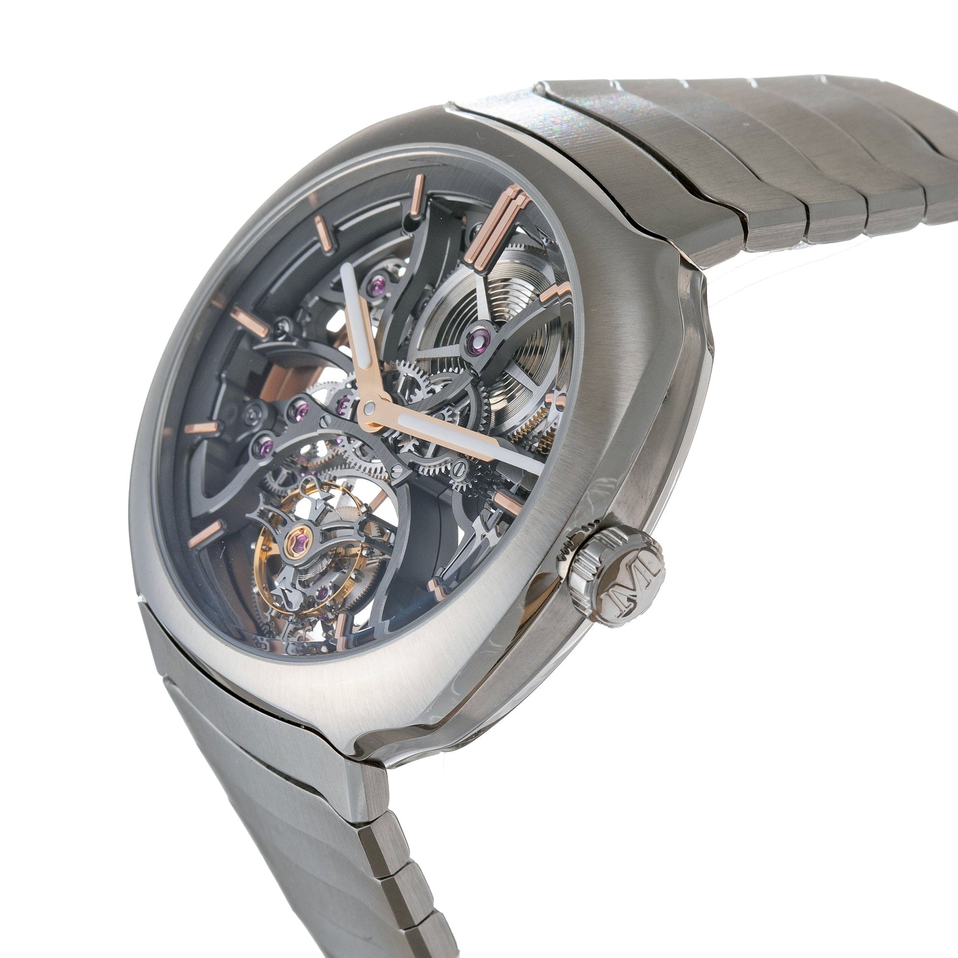 H. Moser & Cie - Streamliner Tourbillon Skeleton Steel (6814 - 1200)