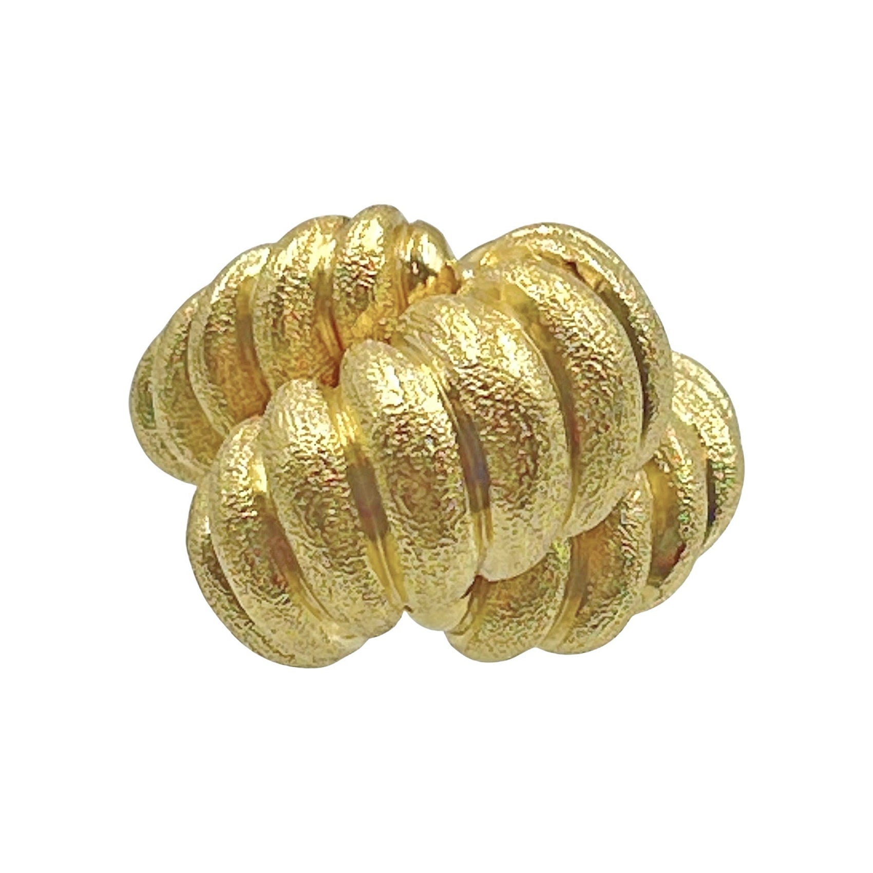 Henry Dunay - 18k Yellow Gold Rope - Twist Knot Cocktail Ring