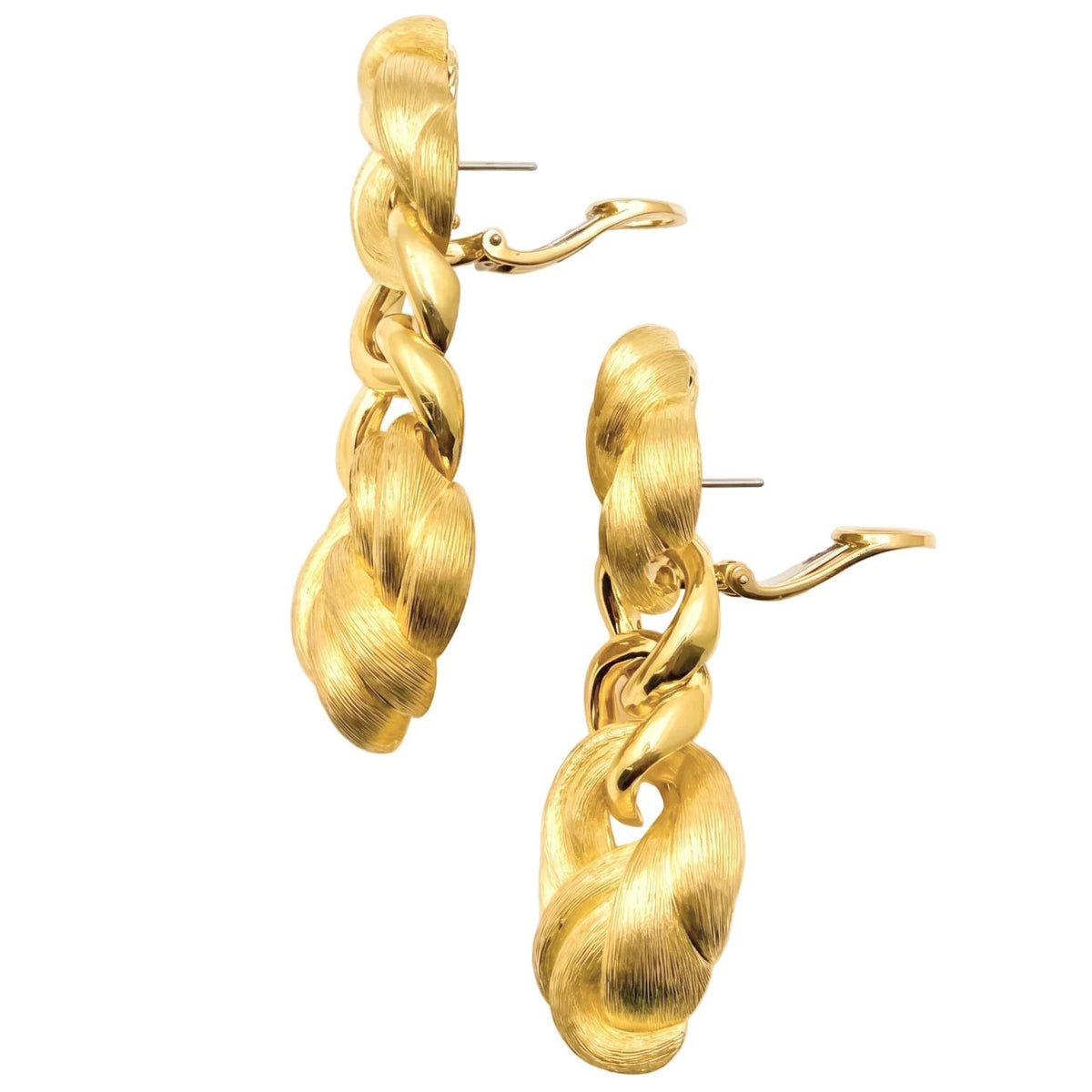 Henry Dunay - 18k Yellow Gold Sabi Drop Earrings