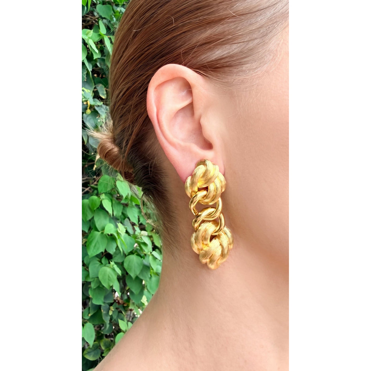 Henry Dunay - 18k Yellow Gold Sabi Drop Earrings
