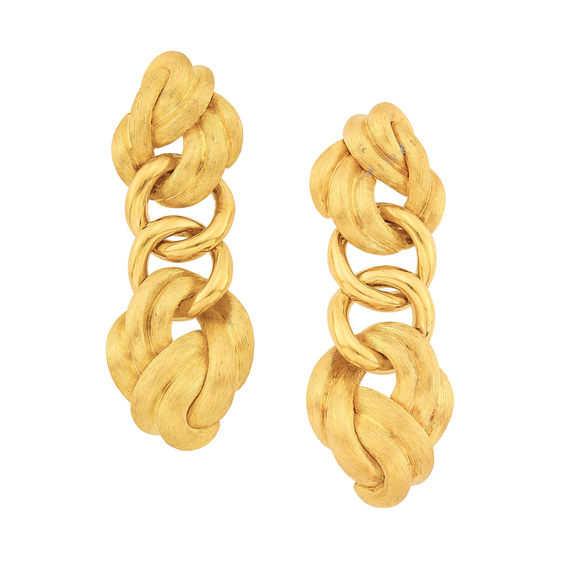 Henry Dunay - 18k Yellow Gold Sabi Drop Earrings