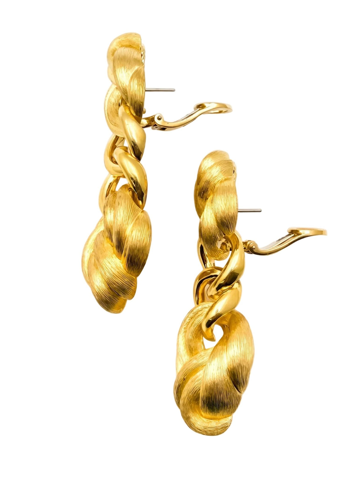 Henry Dunay - 18k Yellow Gold Sabi Drop Earrings