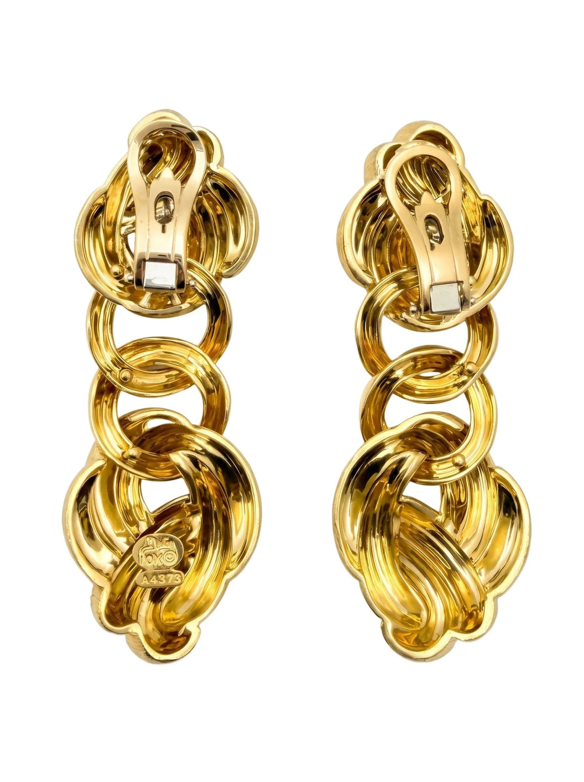 Henry Dunay - 18k Yellow Gold Sabi Drop Earrings