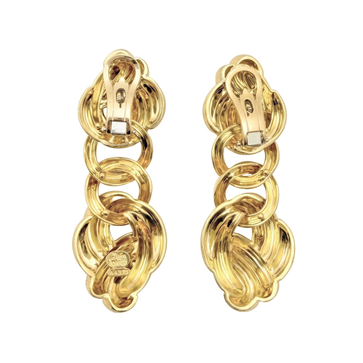 Henry Dunay - 18k Yellow Gold Sabi Drop Earrings
