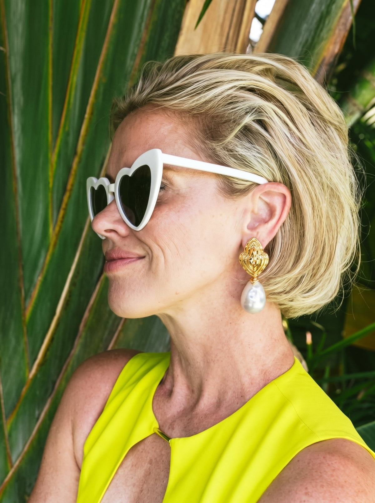 Henry Dunay - Baroque South Sea Pearl 18k Yellow Gold Drop Earrings