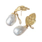 Henry Dunay - Baroque South Sea Pearl 18k Yellow Gold Drop Earrings