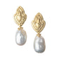Henry Dunay - Baroque South Sea Pearl 18k Yellow Gold Drop Earrings