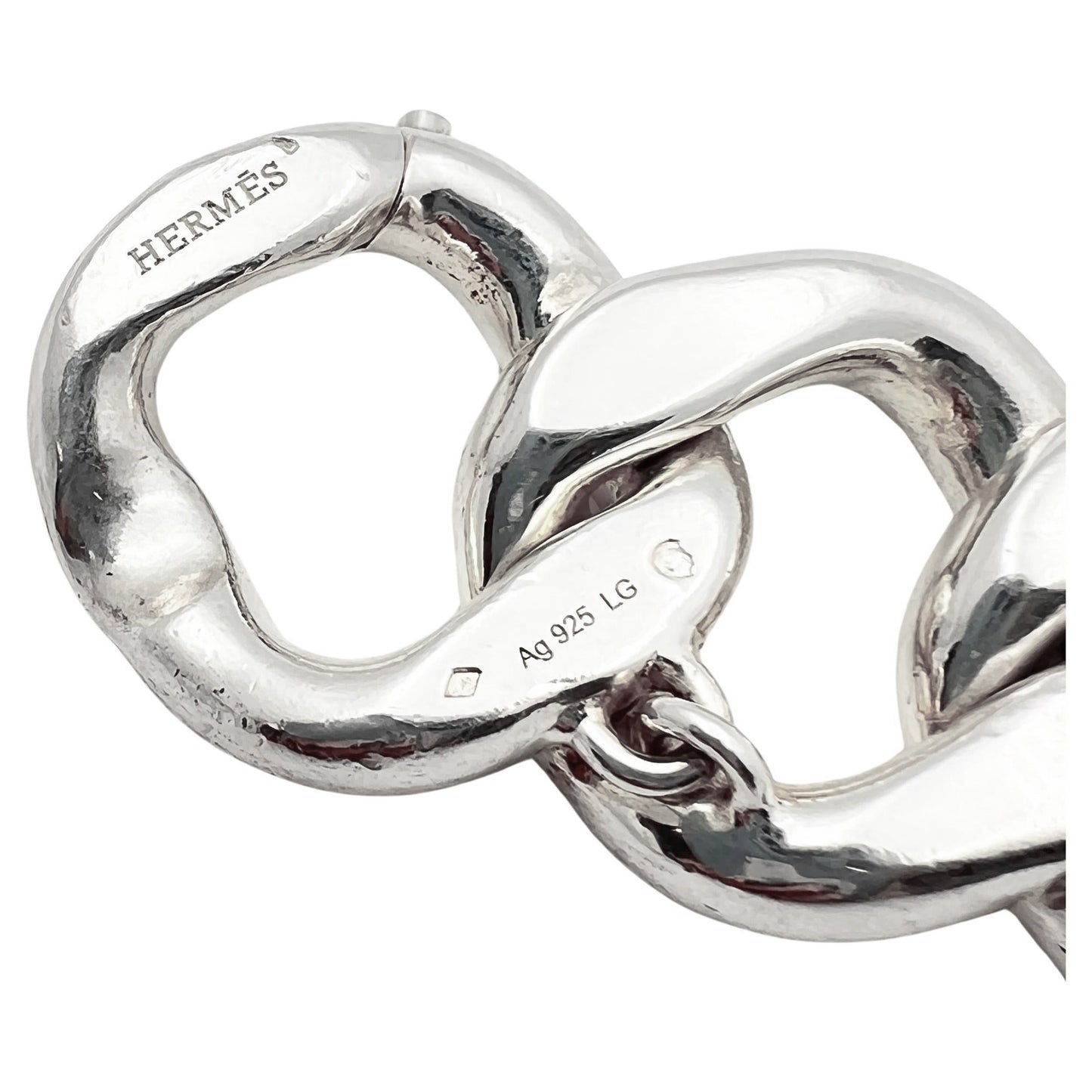 Hermes - Sterling Silver Agora Curb-Link Bracelet