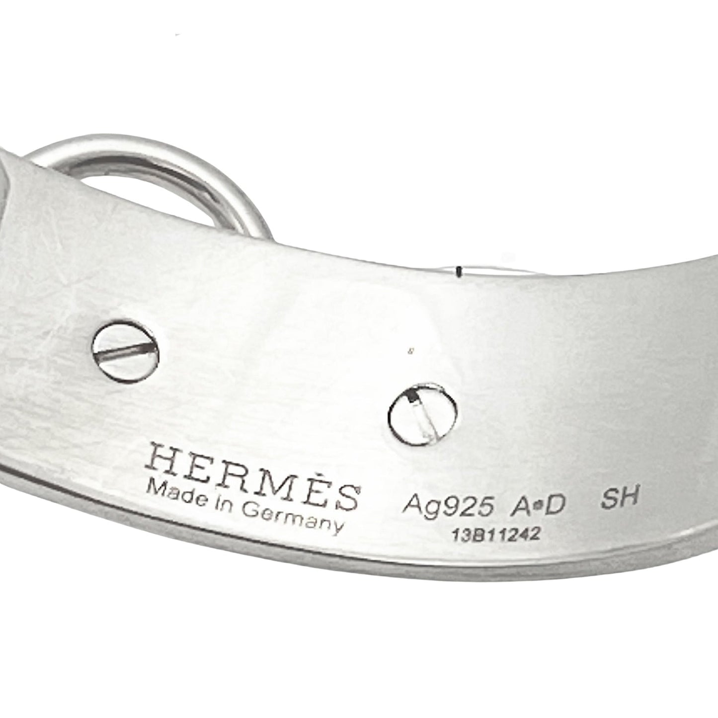 Hermes - Sterling Silver Collier de Chien Medium Bracelet