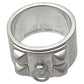 Hermes - Sterling Silver Collier de Chien Wide Band Ring