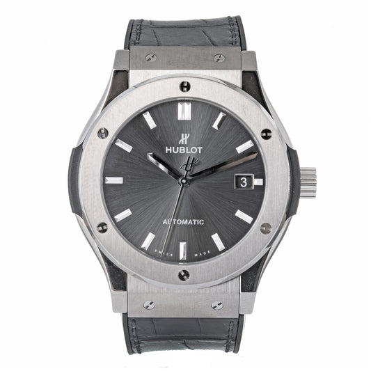 Pre-Owned Hublot Classic Fusion "Racing Grey" 45mm (511.NX.7071.RX)