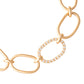 Irene Neuwirth - 18k Rose Gold Diamond Oval Link Bracelet