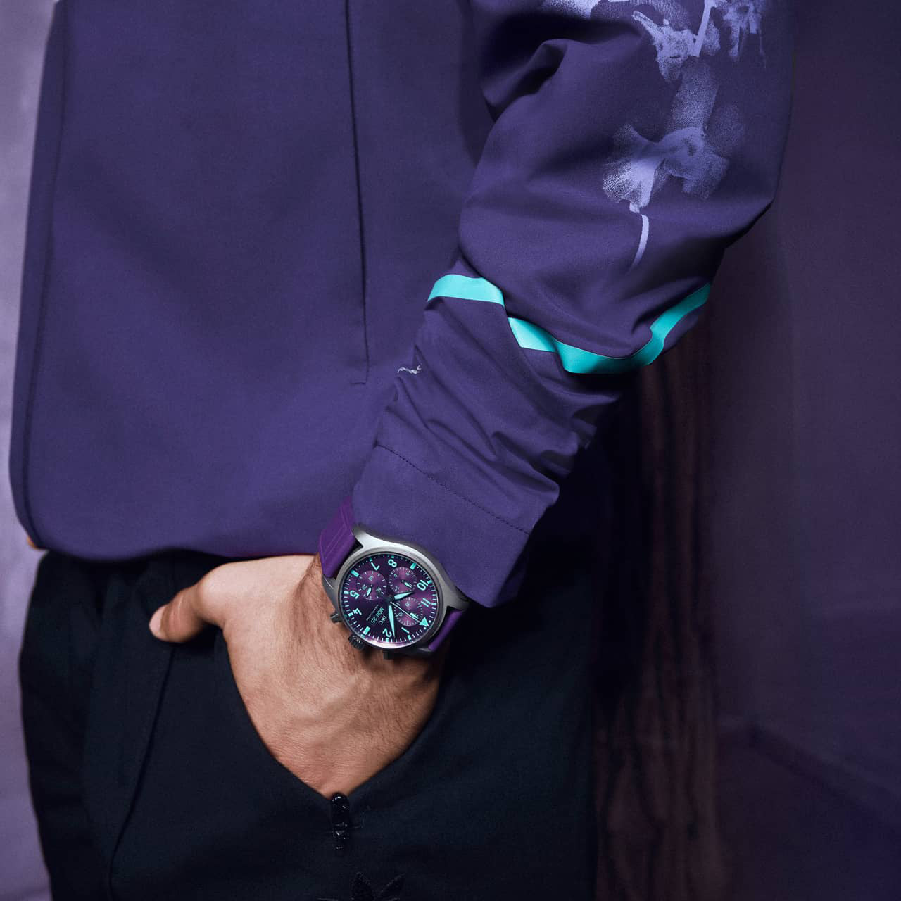 Pilot’s Watch Chronograph 41 Mercedes-AMG PETRONAS (IW388121)