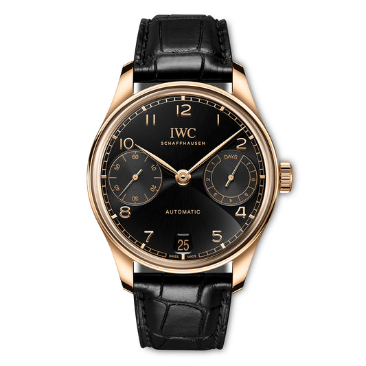 IWC Schaffhausen Portugieser Automatic 42 Rose Gold Obsidian (IW501707)
