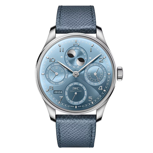 IWC Schaffhausen Portugieser Perpetual Calendar White Gold Horizon Blue (IW503703)