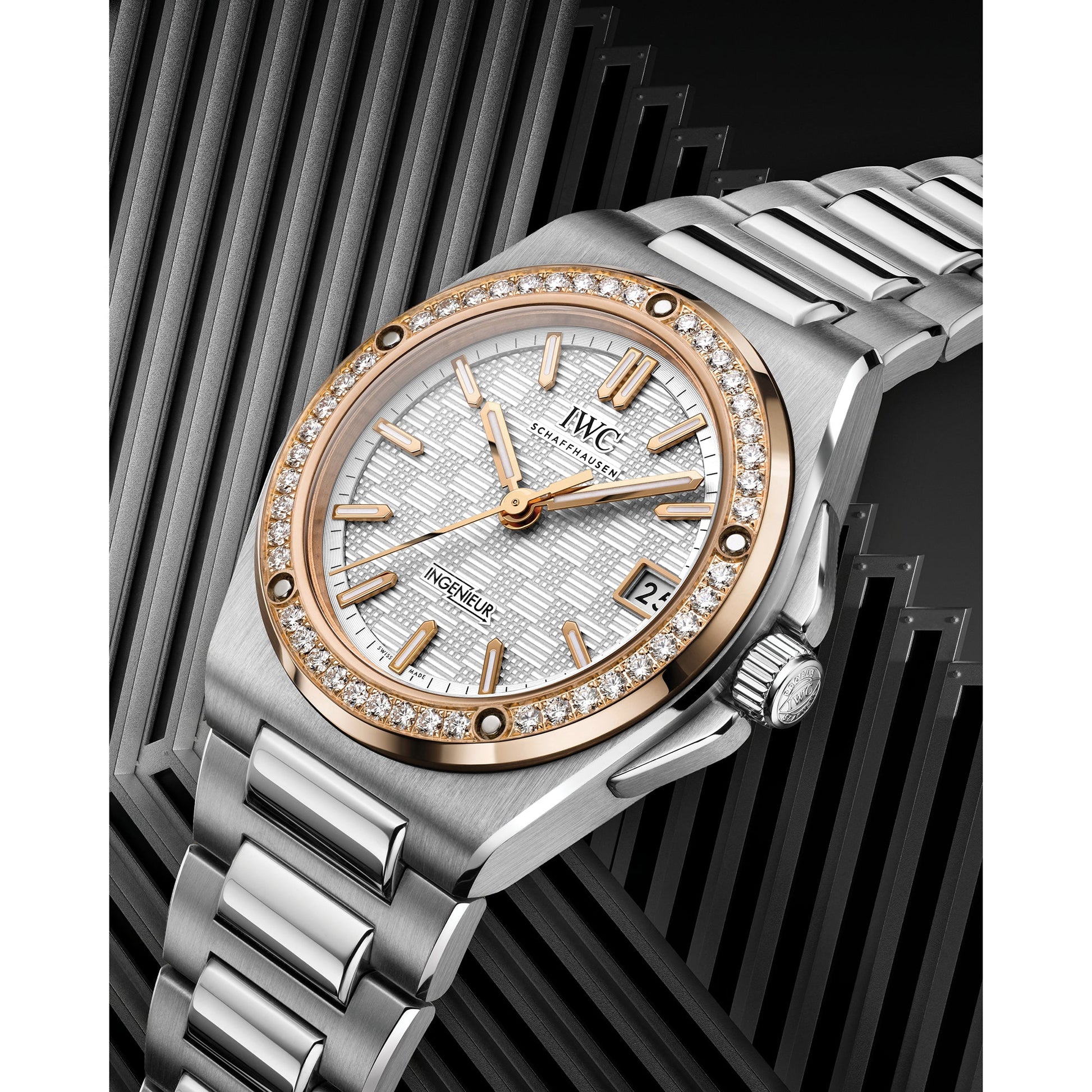 IWC Schaffhausen - Ingenieur Automatic 35 Steel Gold Diamond Bezel (IW324911)