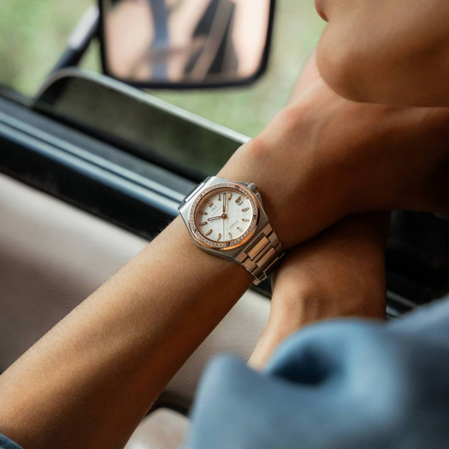 IWC Schaffhausen - Ingenieur Automatic 35 Steel Gold Diamond Bezel (IW324911)