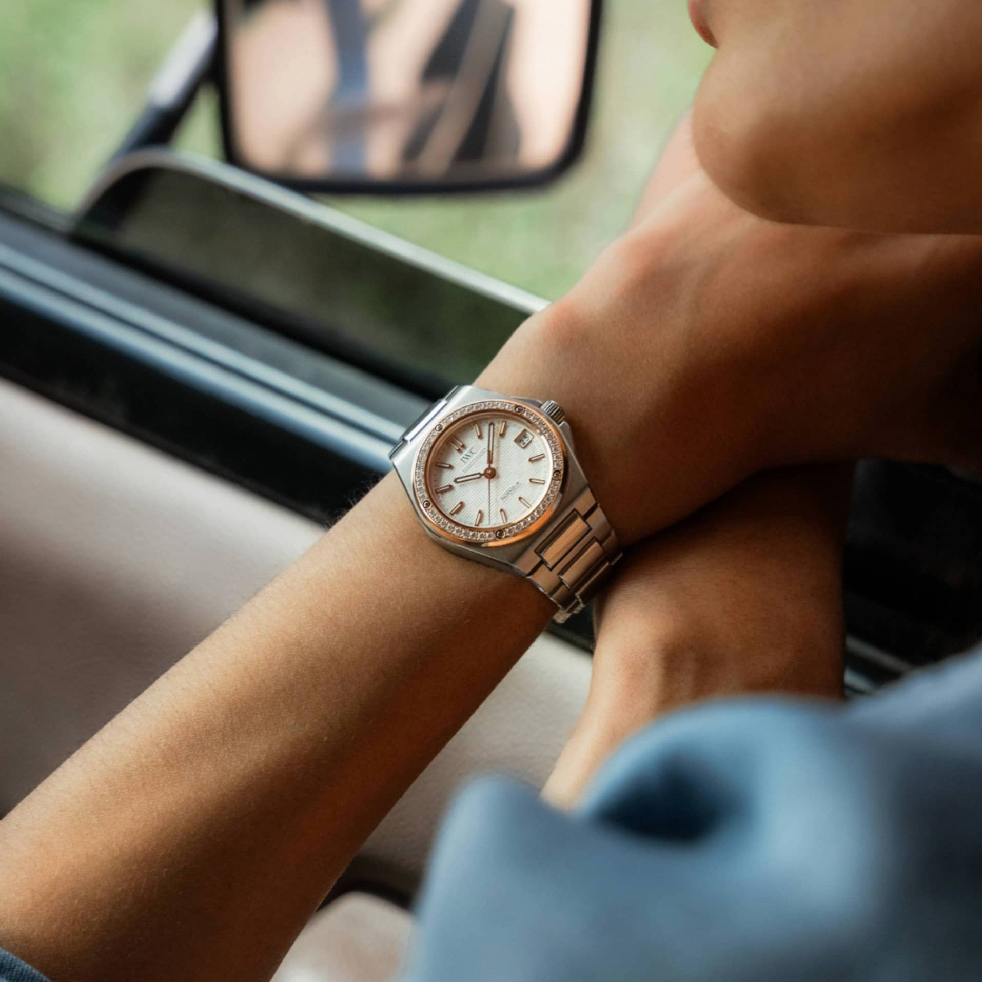 IWC Schaffhausen - Ingenieur Automatic 35 Steel Gold Diamond Bezel (IW324911)