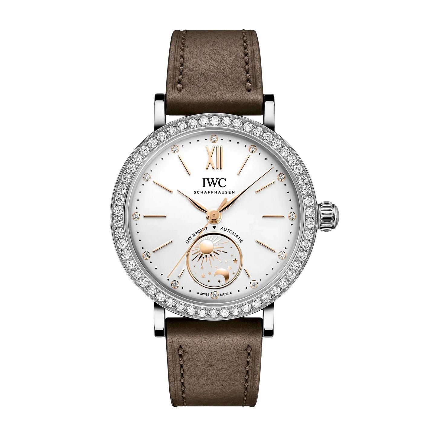 IWC Schaffhausen - Portofino Day & Night 34 Diamond Bezel Watch (IW659803)