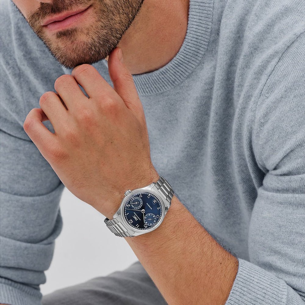 IWC Schaffhausen - Portugieser Automatic 42 Blue Dial Watch (IW501704)