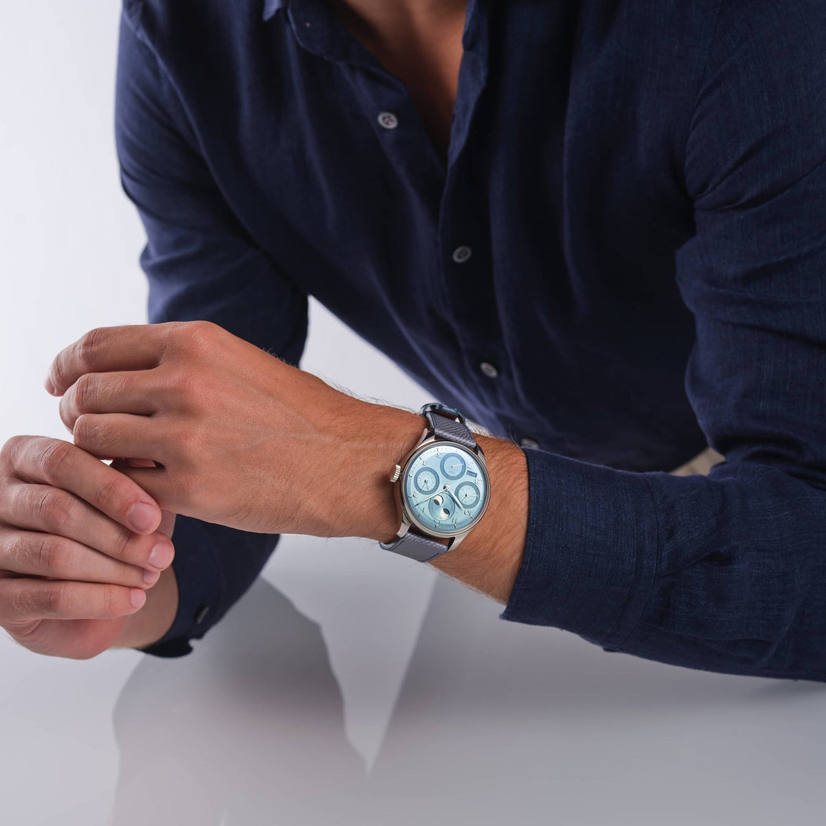 IWC Schaffhausen - Portugieser Perpetual Calendar White Gold Horizon Blue (IW503703)