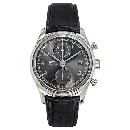Pre-Owned IWC Schaffhausen Portuguese Classic Chronograph Steel (IW390404)