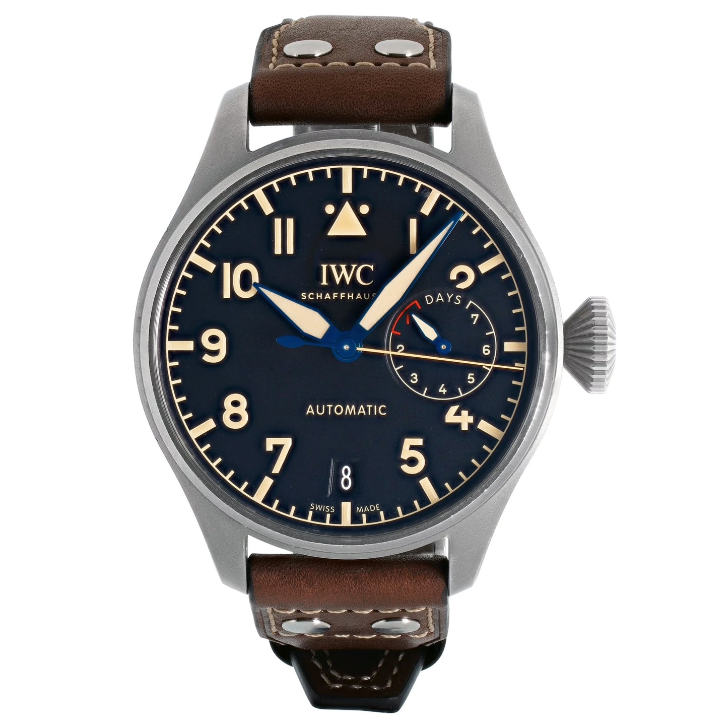 IWC Schaffhausen - Pre-Owned Big Pilot's Watch Heritage Titanium (IW501004)