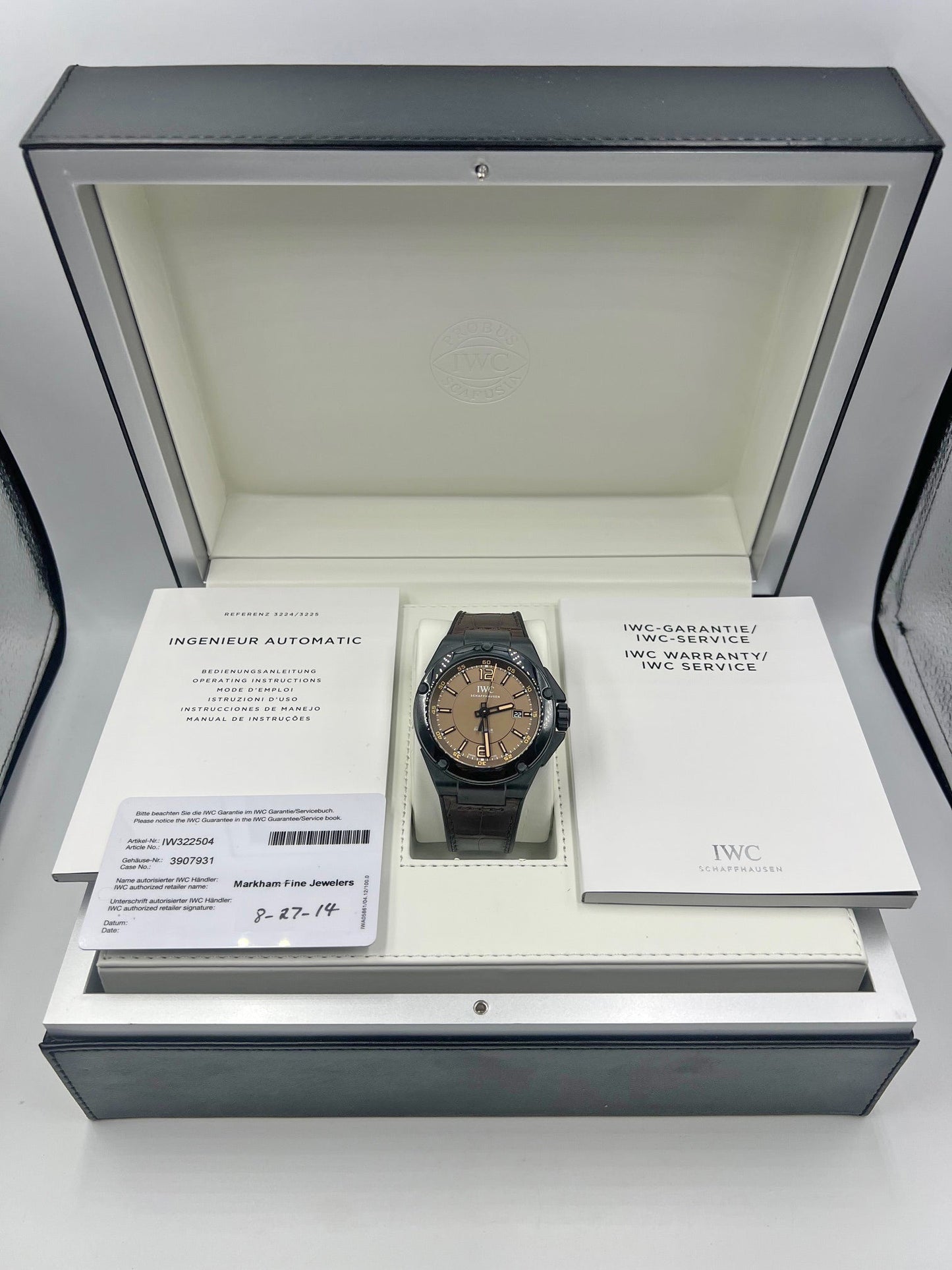 IWC Schaffhausen - Pre - Owned Ingenieur AMG Black Series Ceramic (IW322504)