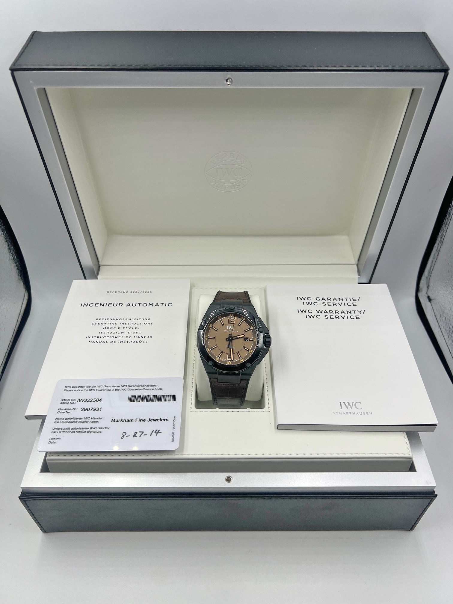IWC Schaffhausen - Pre - Owned Ingenieur AMG Black Series Ceramic (IW322504)