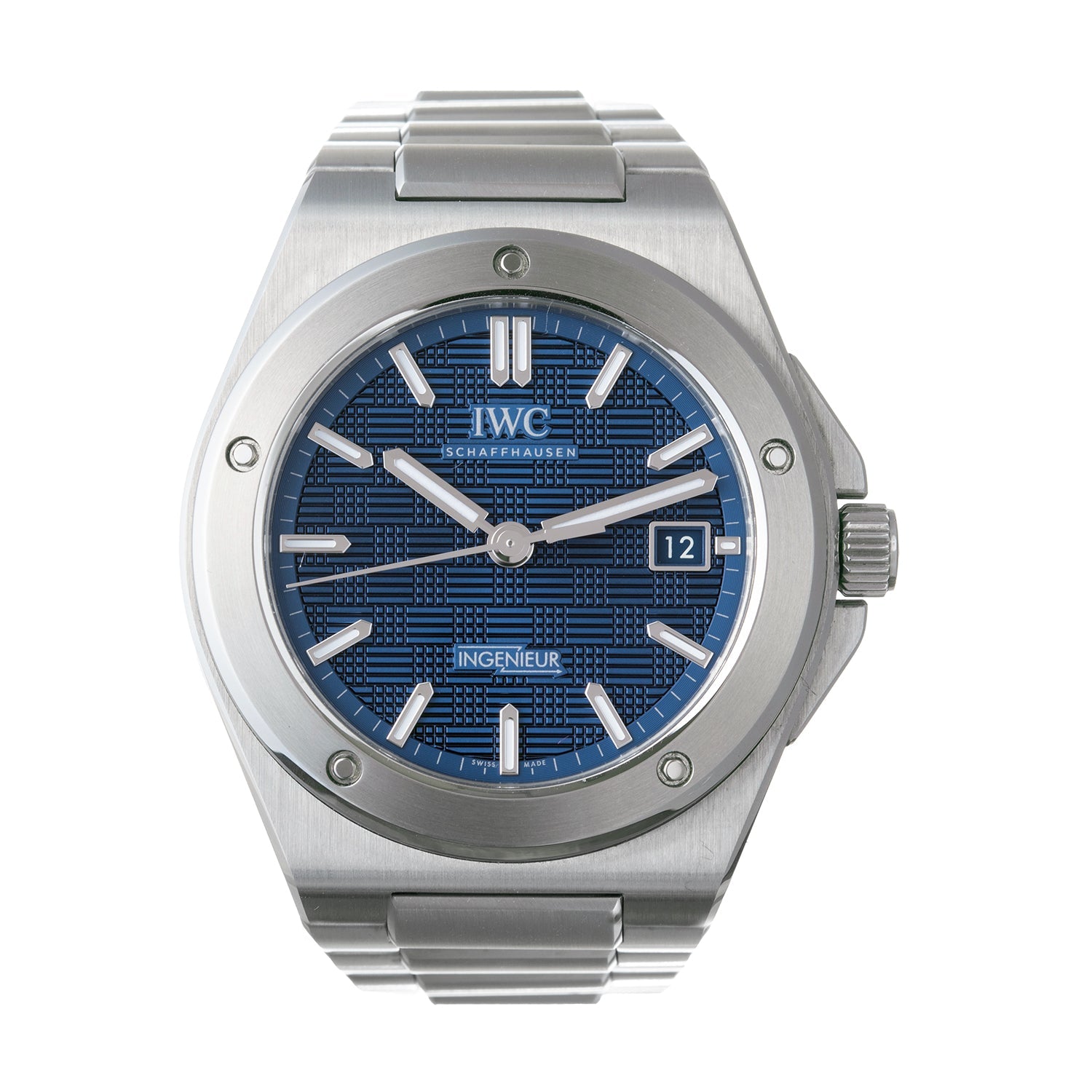 IWC Schaffhausen - Pre - Owned Ingenieur Automatic 40 Blue Dial (IW328907)