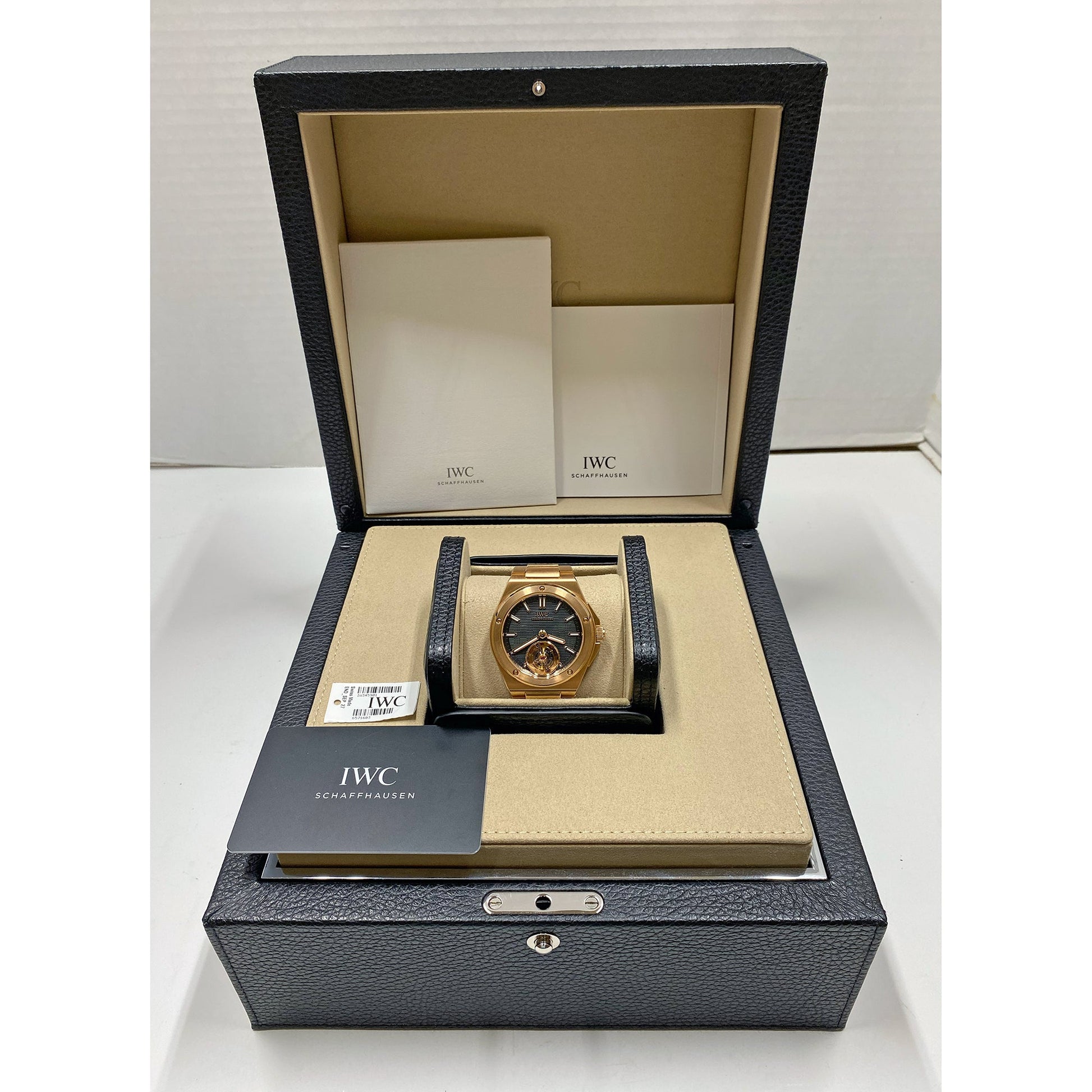 IWC Schaffhausen - Pre-Owned Ingenieur Tourbillon 41 Rose Gold (IW345901)