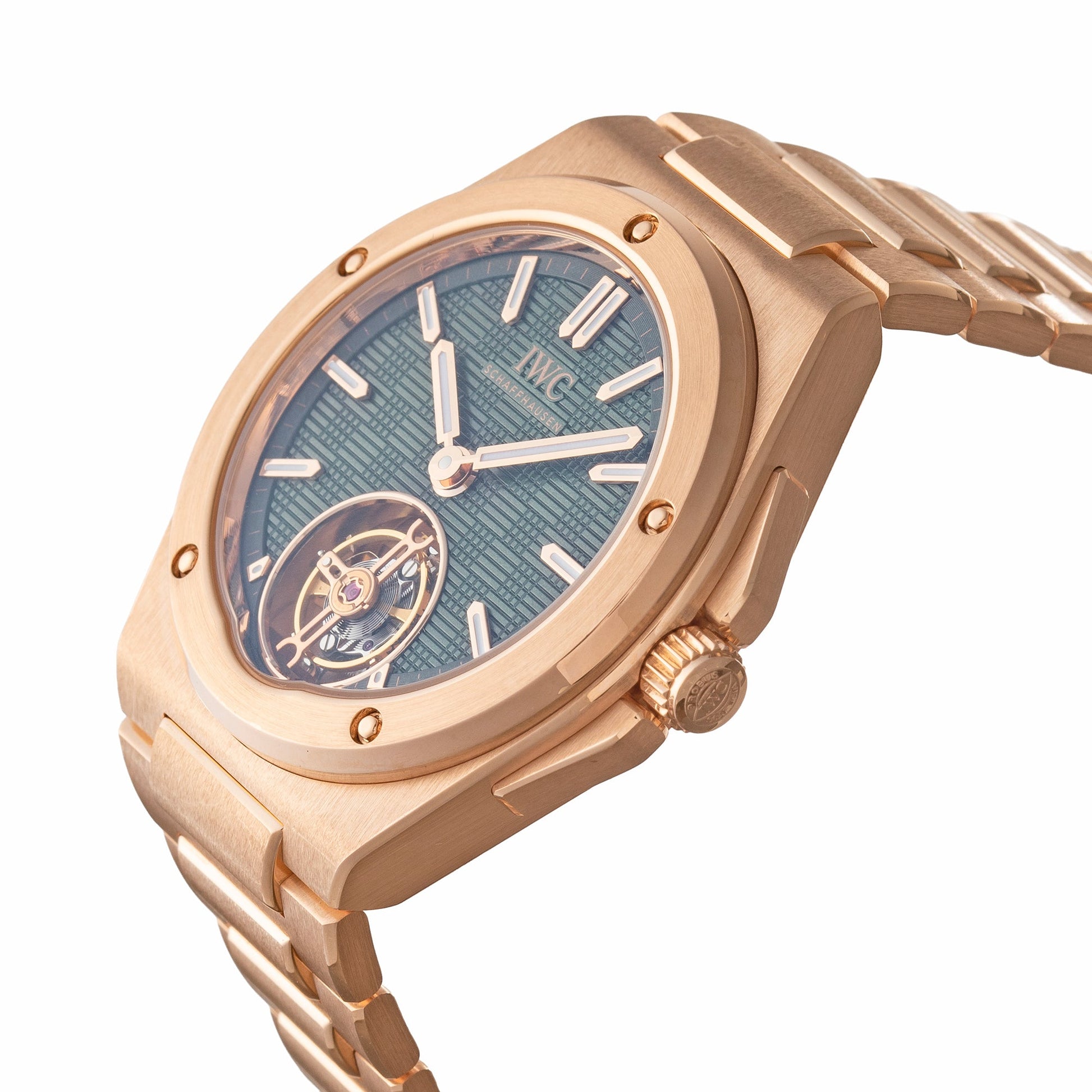 IWC Schaffhausen - Pre-Owned Ingenieur Tourbillon 41 Rose Gold (IW345901)
