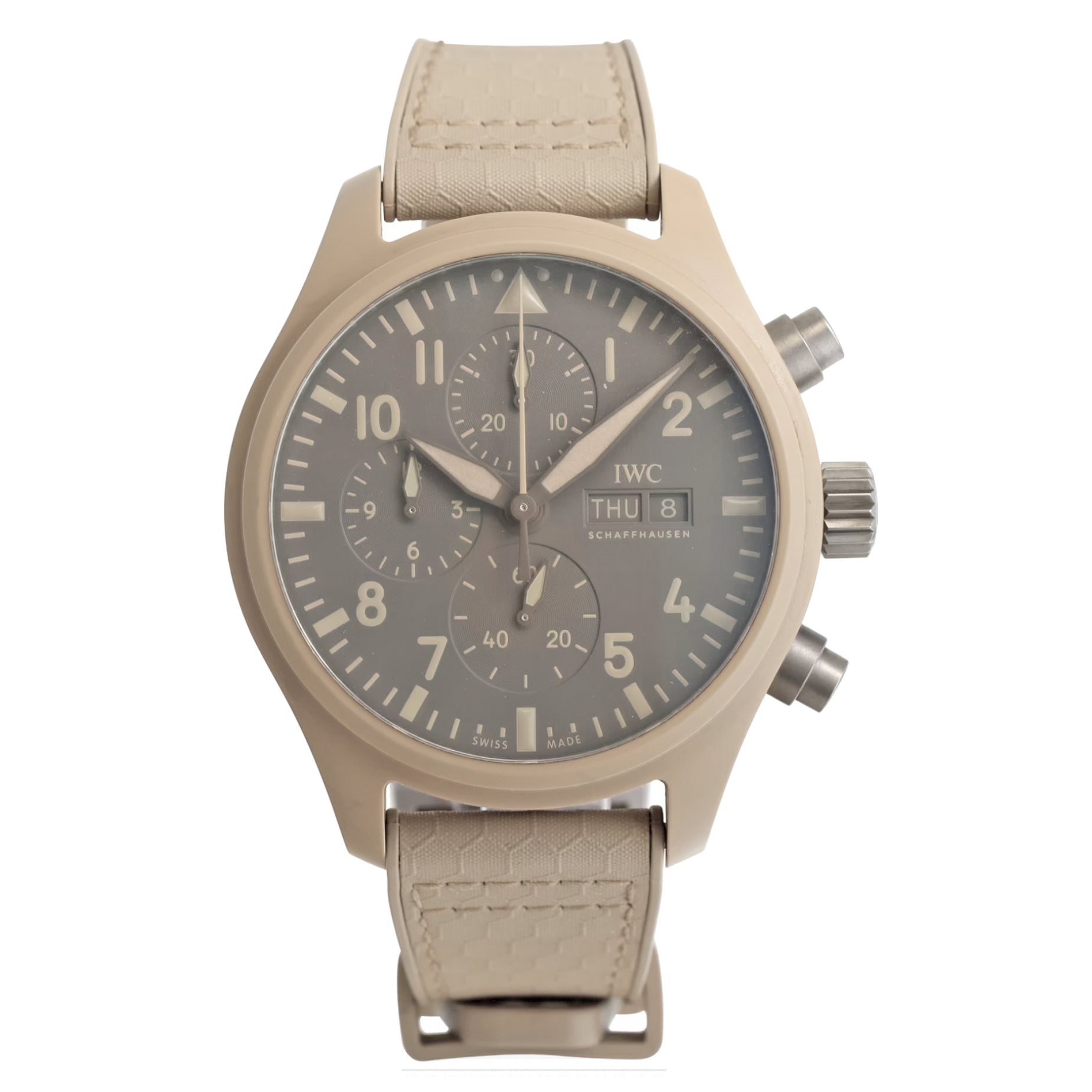 IWC Schaffhausen - Pre - Owned Pilot’s Watch Chrono TOP GUN Mojave Desert (IW389402)