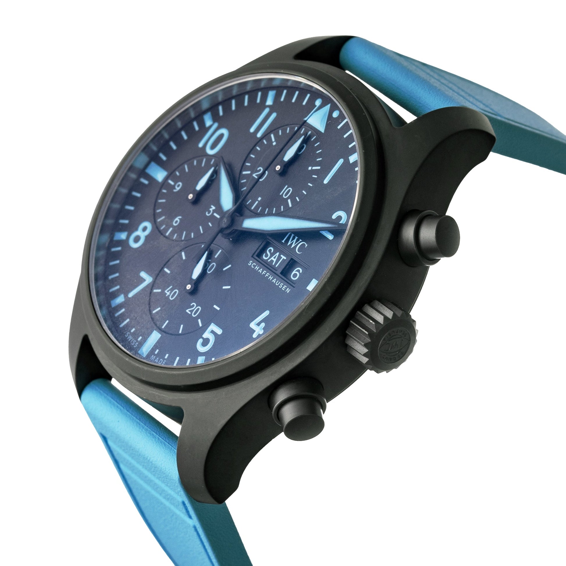 IWC Schaffhausen - Pre-Owned Pilot's Watch Chronograph 41 George Russell (IW389411)