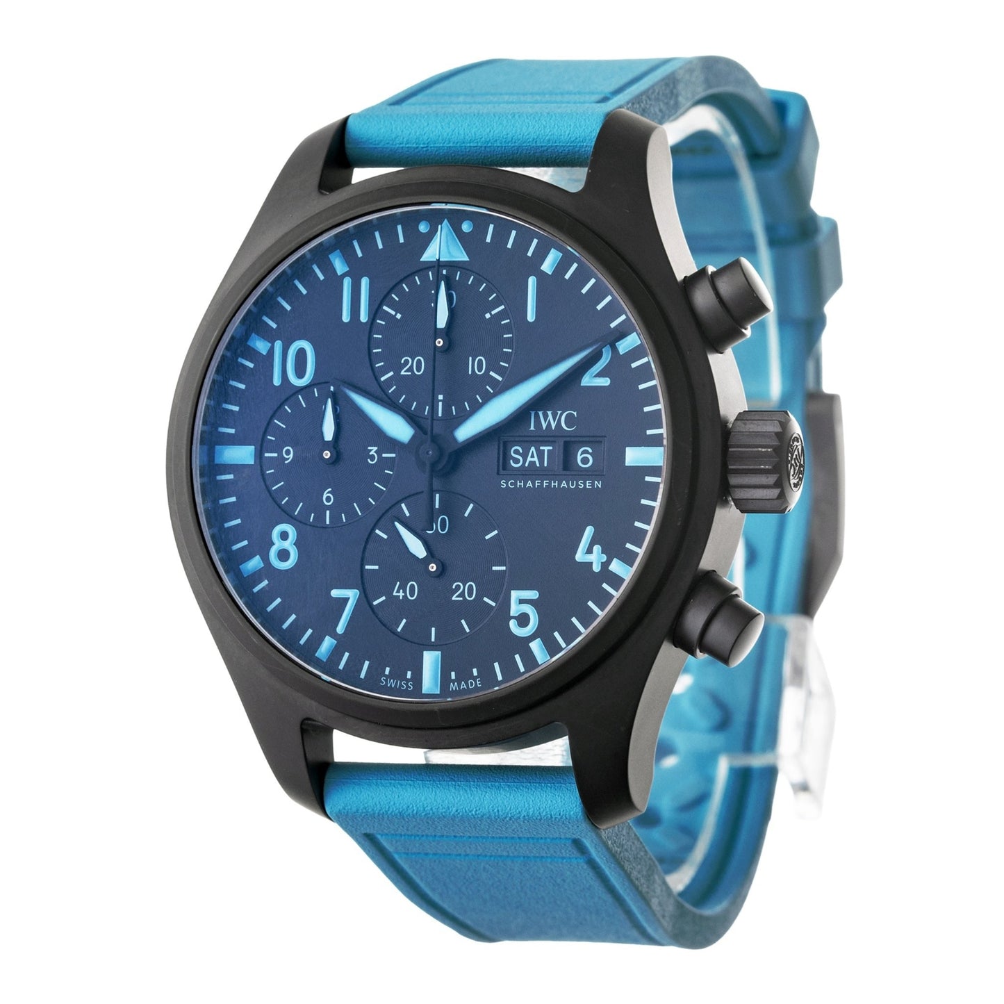 IWC Schaffhausen - Pre-Owned Pilot's Watch Chronograph 41 George Russell (IW389411)