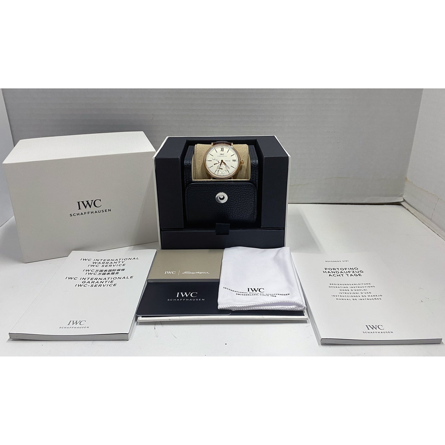 IWC Schaffhausen - Pre-Owned Portofino Hand-Wound Eight Days (IW510107)