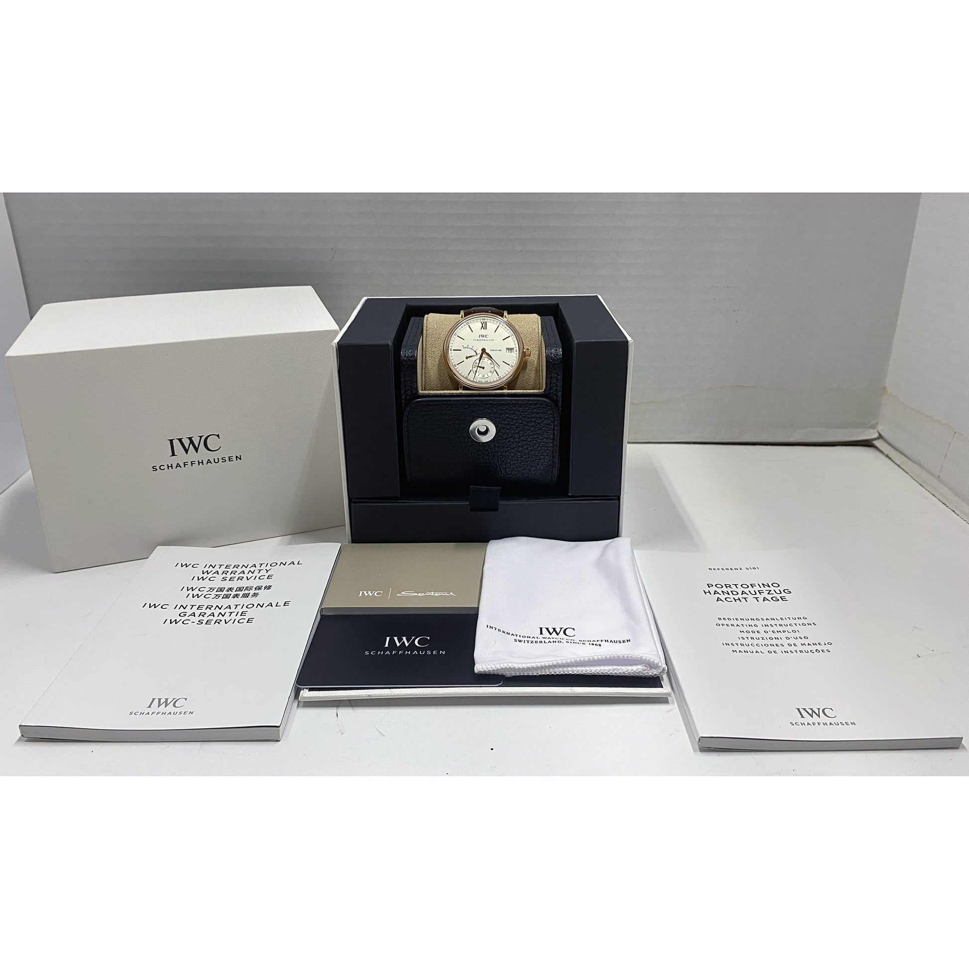 IWC Schaffhausen - Pre-Owned Portofino Hand-Wound Eight Days (IW510107)