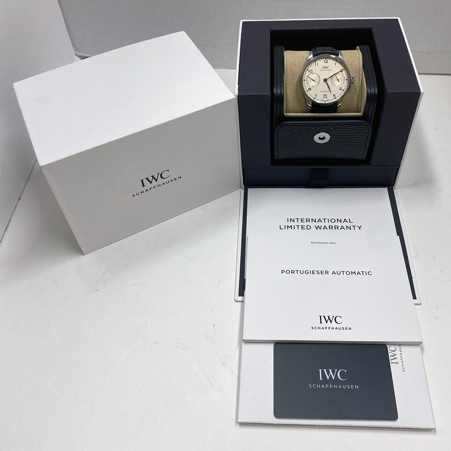 IWC Schaffhausen - Pre - Owned Portugieser Automatic 42 Steel (IW500704)
